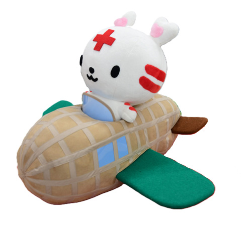 ピーナッツ飛行機のぬいぐるみ