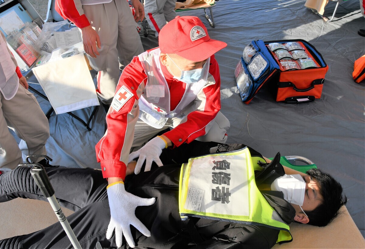 関東管区広域緊急援助隊合同訓練の写真