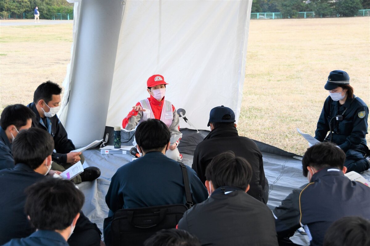 関東管区広域緊急援助隊合同訓練の写真