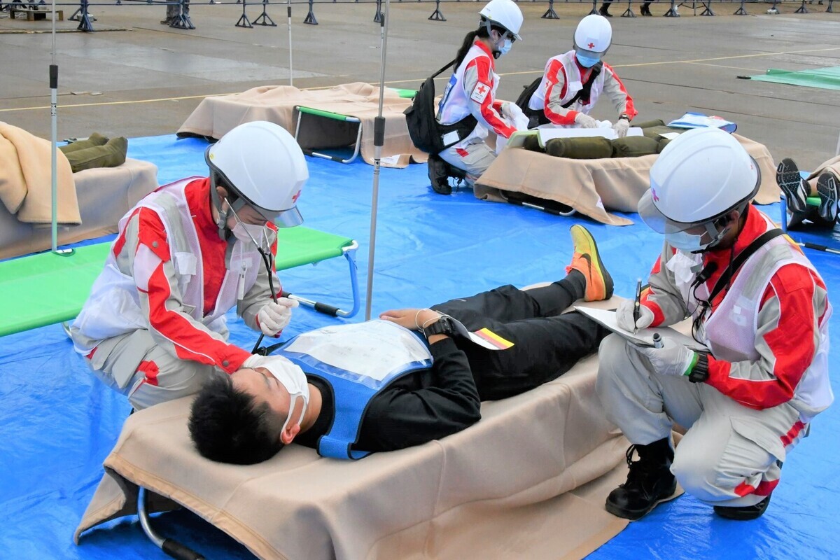 九都県市合同防災訓練の写真