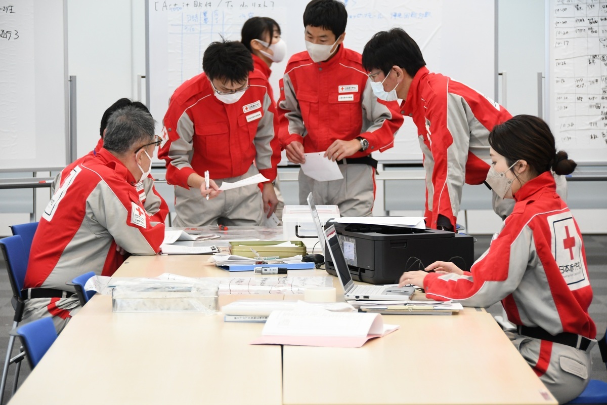 千葉県支部災害対策本部運営訓練の写真