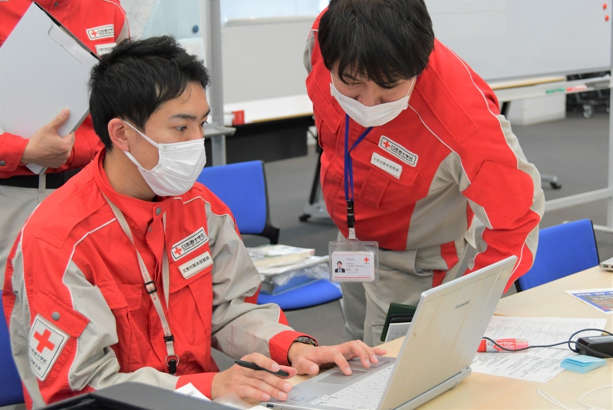 千葉県支部災害対策本部設置運営訓練の写真